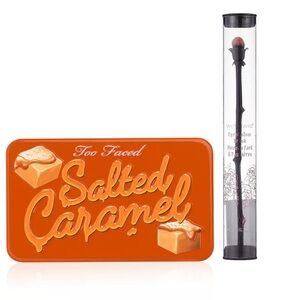 Too Faced Salted Caramel Mini Eye Shadow & Wet n Wild Rose Eyeshadow Brush